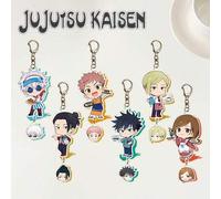 1 Stück Anime Accessoire Acryl Schlüsselanhänger Anhänger, Gojo Geto Yuji Megumi Nobara Kugisaki geeignet für Puppen um Jungen und Mädchen, Rucksack H