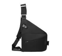 1 Stück Anti-Diebstahl-Umhängetasche, Anti-Diebstahl-Tasche Für Männer Und Frauen, Reise-Schultertasche, Verstellbare Tasche Umhängetasche, Sling-Brusttasche, Einzel-Schultergurt-Tasche (Schwarz)