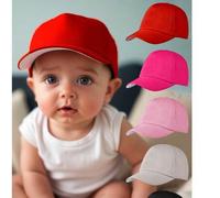 1 Stück Baby- und Kleinkinderhut einfarbig, verstellbare Baseballkappe für Jungen und Mädchen, Sonnenschutzkappe für Outdoor, geeignet für Outdoor, Sp