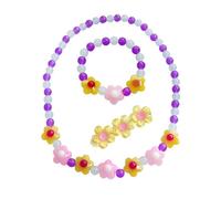 1 Stück Blumenkette, 1 Stück Armband, 1 Stück Haarnadel, Bunter Und Süßer Schmuck, Kinderschmuck, Ersatzteile.
