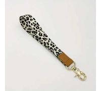 1 Stück Bohemian Stil Kuh Muster Schlüsselanhänger Armband Leopard Muster Geschenk Souvenir Auto Dekoration Süß Goth Y2K Taschenbaumler Schlüsselband