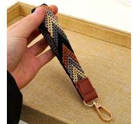 1 Stück Boho Damen Farbblock Armband Charm, modischer Schlüsselanhänger für Schlüsseldekoration, Auto-Accessoires, Taschencharm, Rucksack für Schule,