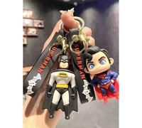 1 Stück Cartoon Batman Schlüsselanhänger, Superman Taschenzubehör, Superheld Batman Schlüsselanhänger Taschenanhänger, Geschenk für Jungen Mädchen, Pa