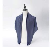 1 Stück Damen Einfarbiger Chiffon Quadratischer Schal, Lässiger Schal geeignet für den täglichen Gebrauch, 110*110cm