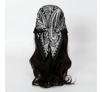 1 Stück Damen Geometrisch Gemustertes Bandana, geeignet für den täglichen Gebrauch als Bandana, Haarband oder Kopfband. Ideal, um dein Aussehen aufzup