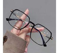 1 Stück Damen Geometrische Metallrahmen Modebrillen, geeignet als Reisezubehör, eleganter Strandaccessoire, für Damen Strandurlaub, Outdoor, Reisen