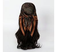 1 Stück Damen Schal mit Paisley Muster, Bandana Kopftuch, eleganter Haartuch, geeignet für den täglichen Gebrauch, aus Seide, für Strand, Urlaub