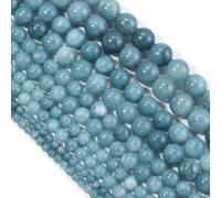 1 Stück dunkelblaue Saphir Perlenreihe, 4/6/8/10mm Perlen