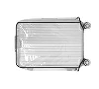 1 Stück durchsichtige Gepäckabdeckung 18-30 Zoll, Leichter transparenter Reisegepäckschutz aus PVC for Rollkoffer(26inch)