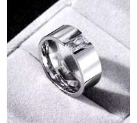 1 Stück Edelstahl Micro eingelegter Ring, geeignet für Party und Tanz, eleganter Kristallstein Ring, nicht verblassend, modischer Ring, perfekt als Va