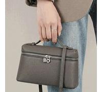 1 Stück einfarbige Litschikorn PU Quadrat Umhängetasche, Damen Kleingeldbörse, geeignet für tägliches modisches Outfit, modische cremefarbene gelbe Da