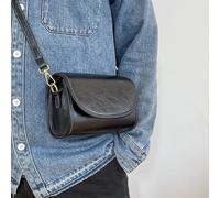 1 Stück einfarbige PU Klappe Mini Umhängetasche für Herren, modisch vielseitig Lässig geeignet für den täglichen Gebrauch, Reisen und Urlaub, verstell