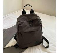 1 Stück einfarbiger Stoff, doppelt Washed, Nylon, leicht, großer Reiserucksack, minimalistischer tragbarer Rucksack für Studenten