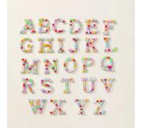 1 Stück einzelnes buchstabenförmiges Schuh Deko, praktische Einfügung für Clogs, Cut Out Clogs und andere Schuhwerk zum Selbermachen, süßes Y2K Schuh