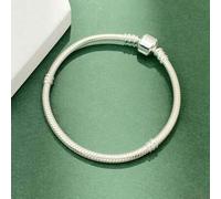1 Stück elegantes 16-22CM echtes 925 Sterling Silber Schlangenknochen Armband für Frauen Freundin Geschenk feiner Damenschmuck