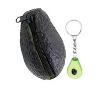 1 Stück Avocado-Geldbörse, Obst-Schlüsselanhänger-Anhänger, Mini-Geldbörse, Münz-Früchte-Geldbörse, Kleingeld-Zubehör, Münzgeldbörse, Lustige Kleine Geldbörse