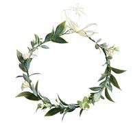 1 Stück Girlandenhaar, grüner Girlanden-Haarschmuck, Blattkopfschmuck, Kindergirlandenhaar, Damengirlande, geeignet für Hochzeiten, Aufführungen, Tänze