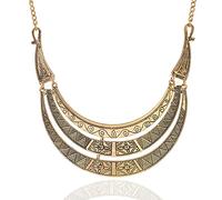 1 Stück Halskette Noble of the Nile,goldene Kette, Modeschmuck, Karneval, Mottoparty