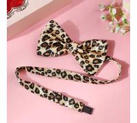 1 Stück Herren Leoparden-Muster modische Fliege, geeignet für Partys, Accessoires, Feste, Geschenke, Abschlussgeschenke, Accessoires