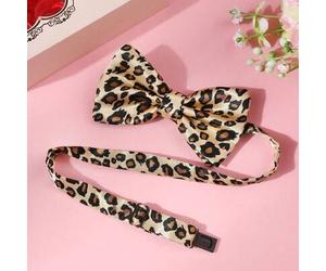 1 Stück Herren Leoparden-Muster modische Fliege, geeignet für Partys, Accessoires, Feste, Geschenke, Abschlussgeschenke, Accessoires