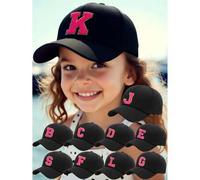 1 Stück Kinder 26 Buchstaben Baseball Kappe, modischer Mädchen Sonnenhut, UV-Schutz verstellbarer Kinder Sonnenhut, Lässig Hut, geeignet für Mädchen u