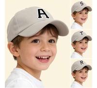 1 Stück Kinder 26 Buchstaben Baseball Kappe, Outdoor Sport Reise Lässig Sonnenschutz Hut für Kleinkinder, Kinder, Jugendliche, Jungen & Mädchen