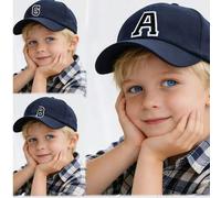 1 Stück Kinder 26 Buchstaben Baseball Kappe, Outdoor Sport Reise Lässig UV-Schutz Sonnenhut für Kleinkinder, Kinder, Jugendliche, Jungen & Mädchen