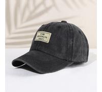 1 Stück Kinder Outdoor Lässig Mode personalisiertes Stoff Etikett Buchstaben Muster UV-beständige Baseballkappe, verstellbare Größe, vintage minimalis