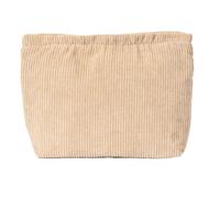 1 Stück Kosmetiktasche Cord,Reise Kulturtasche mit Reißverschluss, Portable Corduroy Makeup Tasche, Portable Reise Makeup Lagerung Organizer Khaki