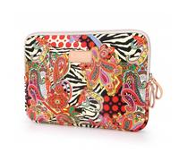 1 Stück LISEN Paisley Muster Rot Stoßfeste Wasserdichte Laptop Hülle, passend für Air 11,6 12 13,3 15,4 M1 M2 M3 2012-2024, Pro 13 14 15 16 2010-2024,