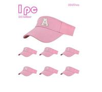 1 Stück Mädchen Lässig 26 Englische Buchstaben Dekor Sonnenschutz Verstellbare Sport Outdoor Reise Urlaub Hartschirm Sonnenblende Kappe, geeignet für