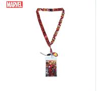 1 Stück Marvel Iron Man Lanyard Kartenhalter Offiziell lizenziertes Iron Man Design Filme Anime Zubehör Abzeichen- & Kartenhalter Geschenk