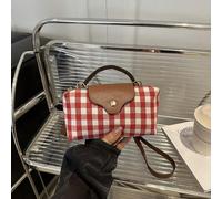 1 Stück Mini Mode Handtasche kleine quadratische Tasche, vielseitige Damen Schultertasche Umhängetasche, kariertes Mini Portemonnaie, kann Handy, Münz