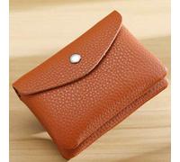 1 Stück Mini Retro einfarbige Reißverschluss Münztasche, kann als Kreditkartenhalter, echte Kartenhülle, tragbare Kartenbörse, Damen Geldbörse verwend