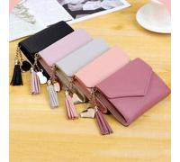 1 Stück Mini Retro einfarbige Reißverschluss Münztasche, Kreditkarten Halter, echtes Leder Kartenetui, kompakte Geldbörse für Frauen, süße kleine Geld