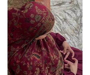 1 Stück modischer Seidenschal, Bali Muster Pashmina Schal, Damen Woll-Satin Schal, Jacquard gewebter Schal für Winterwärme, Kopftuch, Strand, Urlaub