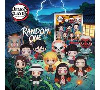 1 Stück offiziell lizenzierte 3D Anime Figur Schlüsselanhänger Taschenverschluss Mystery Blindtüte Tanjiro Nezuko Kyojuro Tengen Mitsuri Obanai Zufall