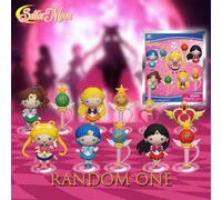 1 Stück offiziell lizenzierte Sailor Mond Blind Box 3D Cartoon Anime Figuren Mystery Bulk Überraschung Schlüsselanhänger, zufälliger Sailor Mond Sailo