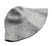 1 Stück Original Wolle Saunahut für Damen und Herren Überhitzungsschutz Saunahut Vaporarium Hut Badzubehör für Sauna auf der Straße Dampfbad (grau)