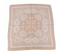 1 Stück Paisley-Muster 70cm Quadratischer Schal, Lässiger Alltagskopftuch, Sonnenschutz Haar Schal & Bandana Seidenschal, Strand, Urlaub