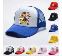 1 Stück Paw Patrol Unisex süßes Hund Muster Baseball Kappe, modischer Sportshut atmungsaktiv verstellbar, geeignet für den täglichen Outdoor-Gebrauch,