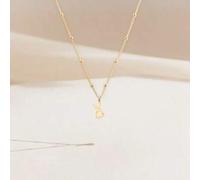 1 Stück personalisierte modische Kaninchen Halskette, Ostergeschenk, umkehrbar, einzigartige Kette, Gold, ideales Geschenk für Freunde, Freundin, Freu