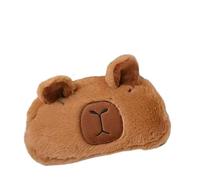 1 Stück Plüsch Capybara Federmäppchen, 1 Stück Capybara Schlüsselanhänger, 1 Stück Tierindexaufkleber, Aufkleber Zur Klassifizierung Von Tagebuchmarken.