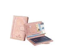 1 Stück RFID-Reisepasshülle, dünne und leichte Magnetschnalle, Multifunktions-Geldbörse aus PU-Leder, Reisepass