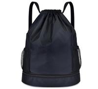 1 Stück Rucksack mit Kordelzug, tragbares Aufbewahrungswerkzeug, lässiger Sportrucksack, einfache Sporttasche, wasserdichte Tasche mit Kordelzug, geeignet für Reisen, Einkaufen (schwarz)