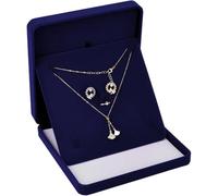 1 Stück Schmuckkasten Groß, Geschenkbox Für Schmuck,Verdicktes Design, Aus Dickem Und Langem Flaumstoff, Dicke Farbe, Weich Und Zart Im Griff, Feine Verarbeitung (blau)