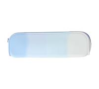 1 Stück Silikonetui - Silikonetui, rechteckige Farbverlauf-Stifttasche | Große Kapazität Schreibwaren-Organizer mit Reißverschluss, Studenten Schreibwaren-Organizer, B, riferimento alla