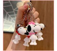 1 Stück Snoopy Schlüsselanhänger, Rucksackanhänger, Geburtstagsgeschenk, Souvenir, perfektes kleines Geschenk für Fans, Familie und Freunde