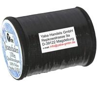 1 Stück Spule a. 100 m Qualitäts - Nähgarn Jeansfaden Farb-Nr.1001 schwarz, Ne 25.3/2, 100% Nylon für die Nähmaschine Garn Garne, 1705