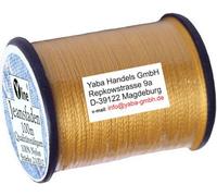 1 Stück Spule a. 100 m Qualitäts - Nähgarn Jeansfaden Farb-Nr.1090 gelb, Ne 25.3/2, 100% Nylon für die Nähmaschine Garn Garne, 1702